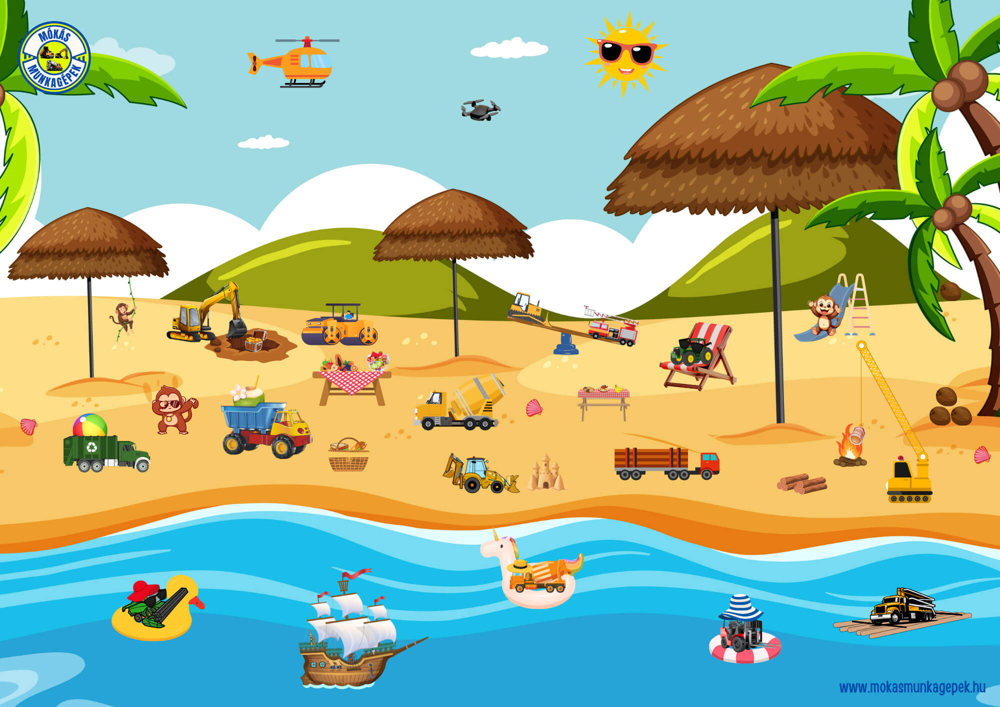 Asztali alátét A3 (Nyár)