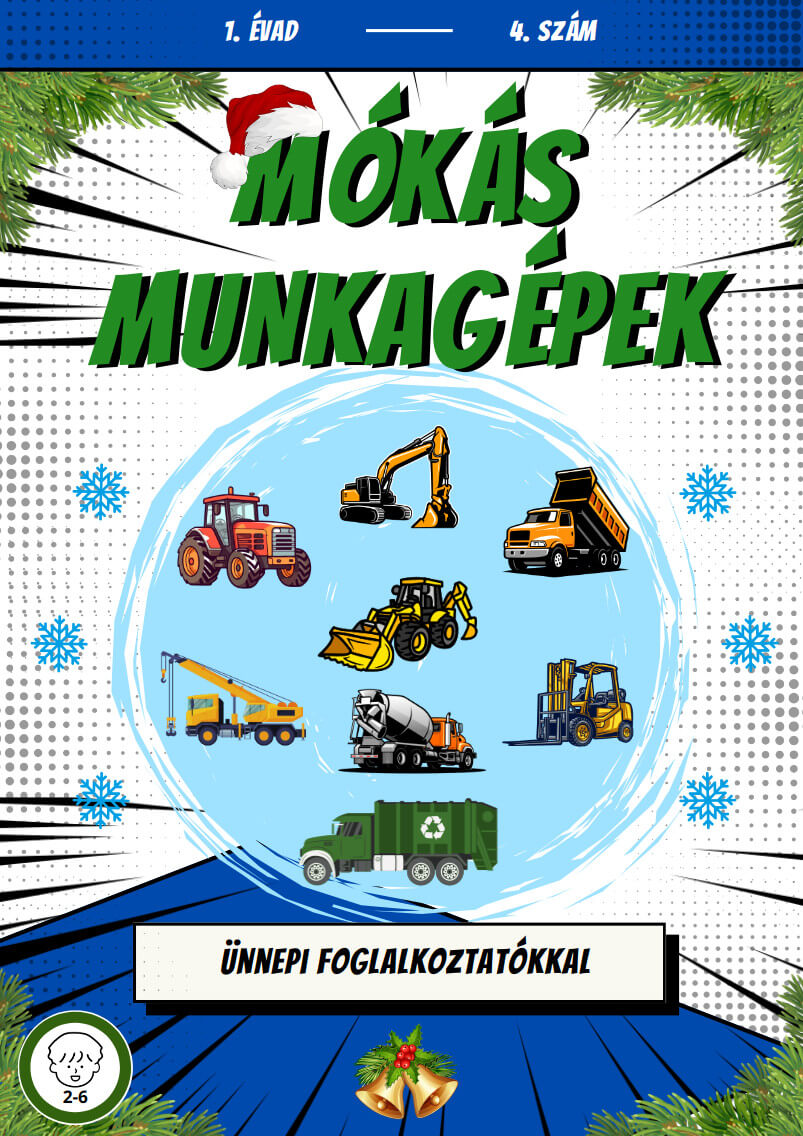 Mókás Munkagépek 1. évad 4. szám Borító